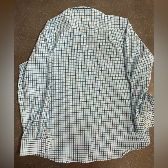 Land’s End men’s Plaid Button up shirt - Picture 7 of 8